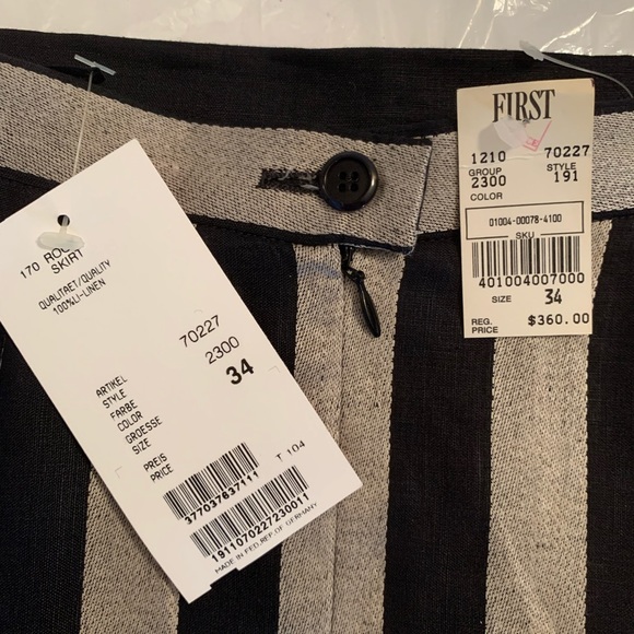 Vintage Escada Linen Skirt - Picture 3 of 4